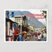 Guatemala - markt van Panajachel - Briefkaart (Voorkant)
