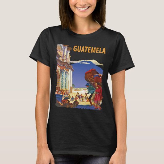 Guatemala Maya Retro Reis T-Shirt (Voorkant)