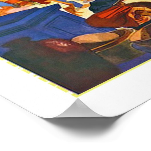 Guatemala, mensen, oud poster (Hoek)