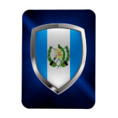 Guatemala Mettalic Emblem Magneet (Verticaal)