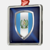 Guatemala Mettalic Emblem Metalen Ornament (Links)