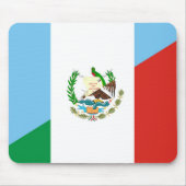 guatemala mexico halve vlag muismat (Voorkant)