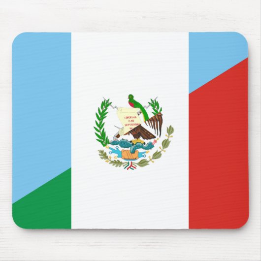 guatemala mexico halve vlag muismat (Voorkant)