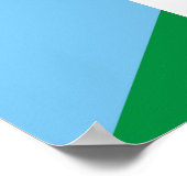 guatemala mexico halve vlag poster (Hoek)