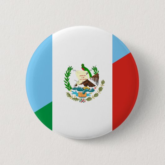 guatemala mexico halve vlag ronde button 5,7 cm (Voorkant)