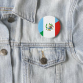 guatemala mexico halve vlag ronde button 5,7 cm (In situ)