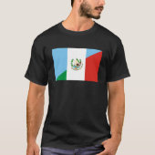 guatemala mexico halve vlag t-shirt (Voorkant)