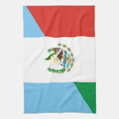 guatemala mexico halve vlag theedoek (Verticaal)