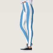 Guatemala Nationale vlag Kleuren Verticaal gestree Leggings (Links)