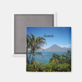 Guatemala, Natuurlijk mooi landschap Magneet (Voorkant / Achterkant)