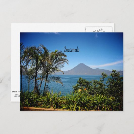 Guatemala, Natuurlijk Schoon Landschap Briefkaart (Voorkant / Achterkant)