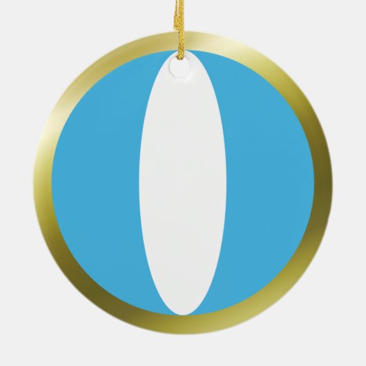 Guatemala-Ornament Keramisch Ornament (Achterkant)