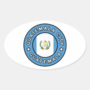 Guatemala Ovale Sticker