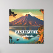 Guatemala Panajachel |  retro Canvas Afdruk (Voorkant)