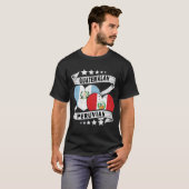 Guatemala Peru Vlag half Guatemalteeks half Peruvi T-shirt (Voorkant volledig)