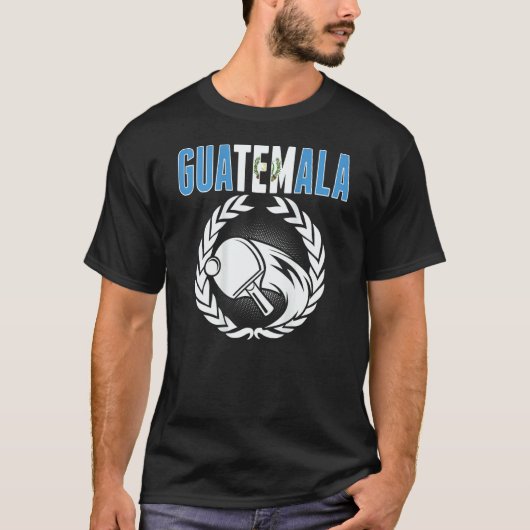 Guatemala Ping Pong  Guatemalan Table Tennis Suppo T-shirt (Voorkant)
