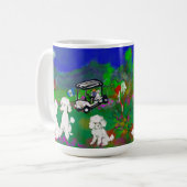 Guatemala poodles Coffee Cup Koffiemok (Voorkant links)