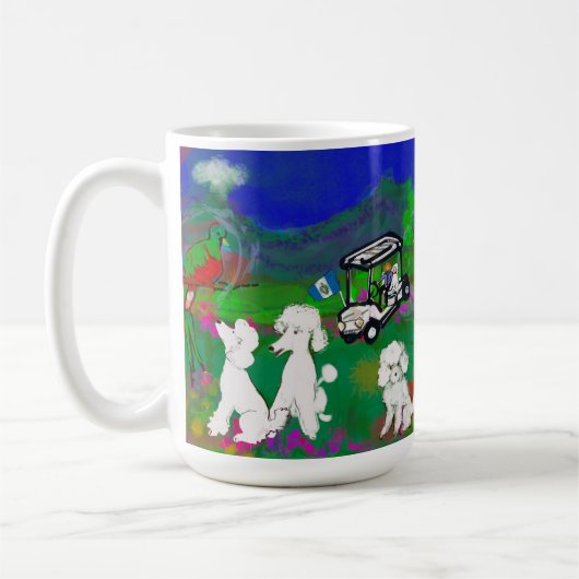 Guatemala poodles Coffee Cup Koffiemok (Links)