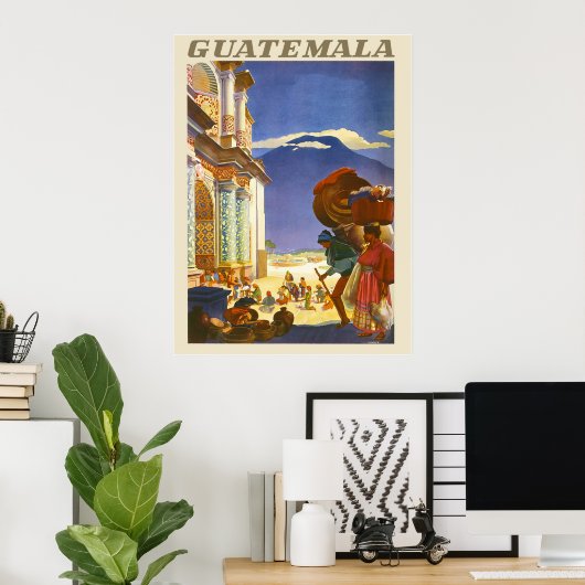 Guatemala Poster (Thuiskantoor)
