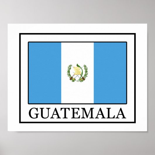 Guatemala Poster (Voorkant)