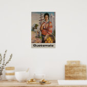 Guatemala Print Zuid-Amerika Poster Kunst (Keuken)