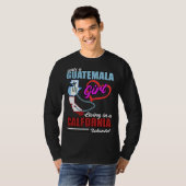 Guatemala Proud Hispanic Guate Flag Guatemalan Cha T-shirt (Voorkant volledig)