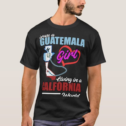 Guatemala Proud Hispanic Guate Flag Guatemalan Cha T-shirt (Voorkant)