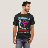 Guatemala Proud Hispanic Guate Flag Guatemalan Cha T-shirt (Voorkant volledig)