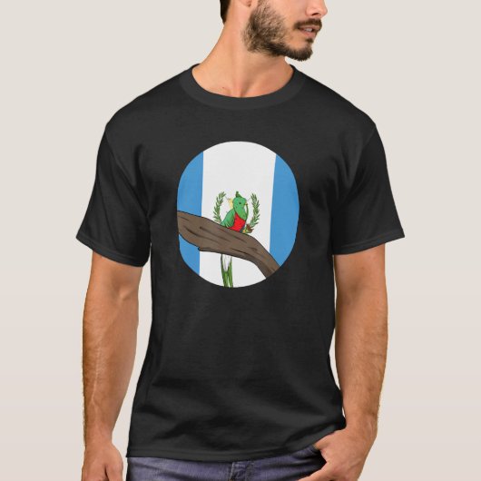 Guatemala Proud Hispanic Quetzal National Bird Gua T-shirt (Voorkant)