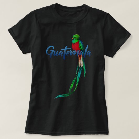 Guatemala quetzal t-shirt (Design voorkant)