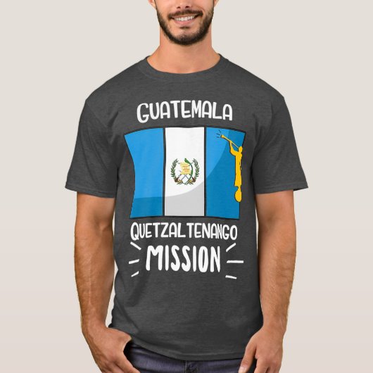 Guatemala Quetzaltenango Mormon LDS Mission Gift T-shirt (Voorkant)