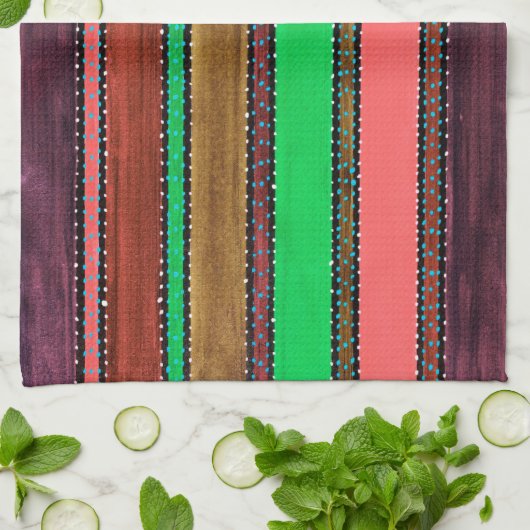 Guatemala Rainbow 2 Kitchen Towel Theedoek (Gevouwen)