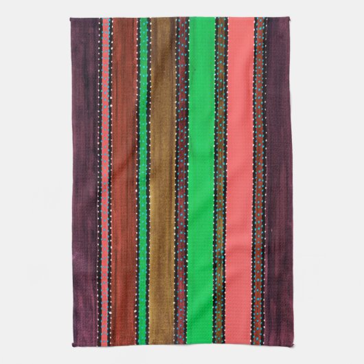 Guatemala Rainbow 2 Kitchen Towel Theedoek (Verticaal)