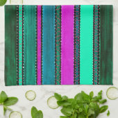 Guatemala Rainbow 4 keukenhanddoek (Gevouwen)