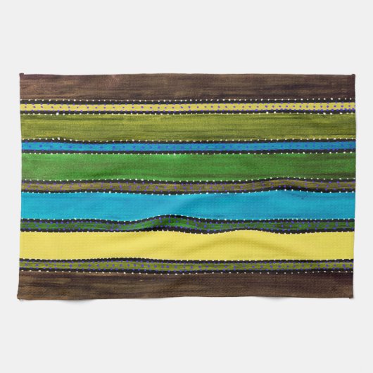 Guatemala Rainbow 6 Kitchen Towel Theedoek (Horizontaal)