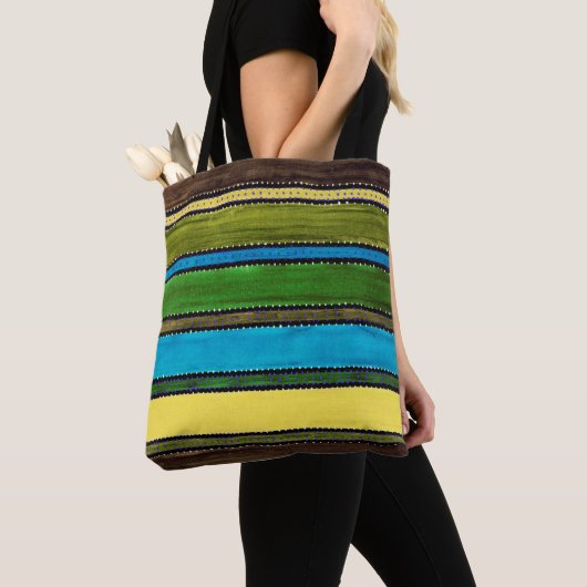 Guatemala Rainbow-Canvas tas (Dichtbij)
