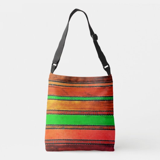  Guatemala Rainbow Crossbody Bag Crossbody Tas (Achterkant)