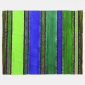Guatemala Rainbow Fleece Blanket Deken (Voorkant (Horizontaal))