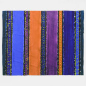 Guatemala Rainbow Fleece Blanket Deken (Voorkant (Horizontaal))