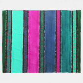 Guatemala Rainbow Fleece Blanket Deken (Voorkant (Horizontaal))