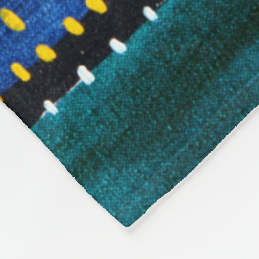 Guatemala Rainbow Fleece Blanket Deken (Hoek)