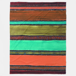 Guatemala Rainbow Fleece Blanket Deken