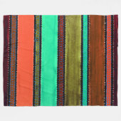 Guatemala Rainbow Fleece Blanket Deken (Voorkant (Horizontaal))