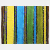 Guatemala Rainbow Fleece Blanket Deken (Voorkant (Horizontaal))