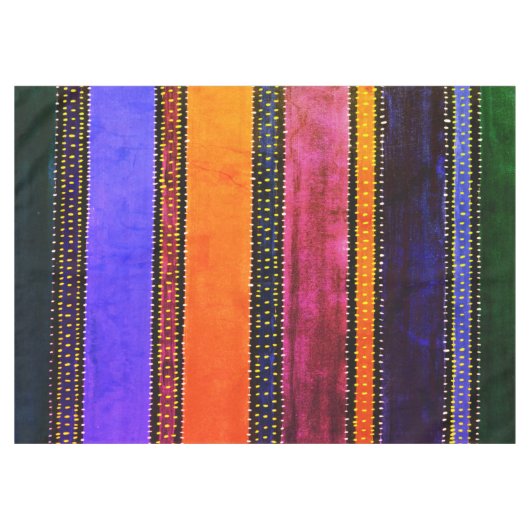 Guatemala Rainbow Tablecloth Tafelkleed (Voorkant (Horizontaal))