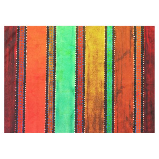  Guatemala Rainbow Tablecloth Tafelkleed (Voorkant (Horizontaal))