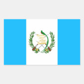Guatemala Rechthoekige Sticker (Voorkant)