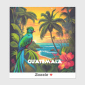Guatemala Reizen  Retro Poster Wall Art Set Sticker (Vel)