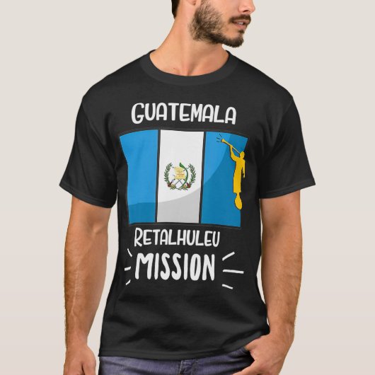 Guatemala Retalhuleu Mormon LDS Mission Gift T-shirt (Voorkant)