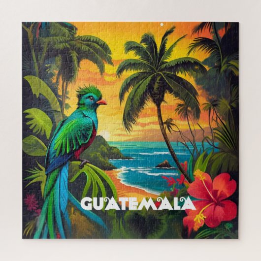 Guatemala |  retro legpuzzel (Verticaal)